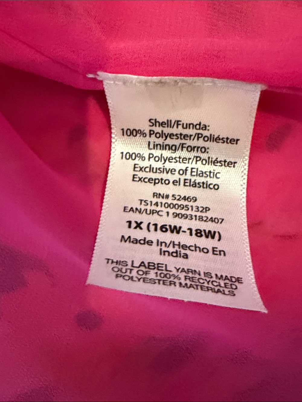 Terra & Sky Pink and Orange Floral Smocked Yoke Blouse - Picture 8 of 8